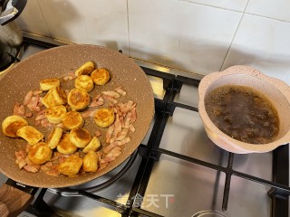 鲜菇汁烩蛋豆腐步骤7