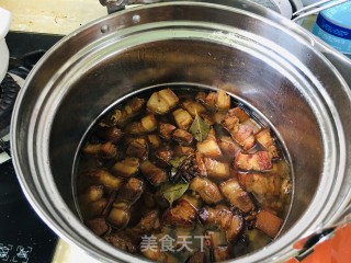砂锅红烧肉炖豆腐步骤4