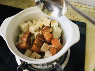 砂锅红烧肉炖豆腐步骤5