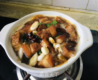 砂锅红烧肉炖豆腐步骤11