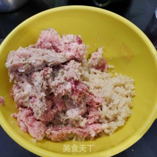 莲藕肉丸步骤3
