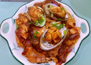 鲍鱼焖鸡步骤8