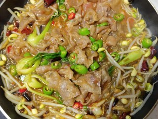 牛肉卷豆芽煮粉条步骤17