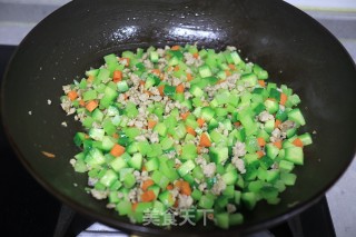 麻辣肉末三丁步骤5