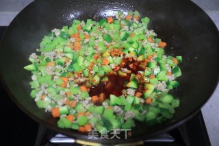 麻辣肉末三丁步骤6