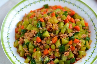 麻辣肉末三丁步骤7