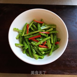 肉末苦瓜条步骤2