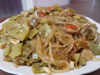 眉豆炖粉条步骤6