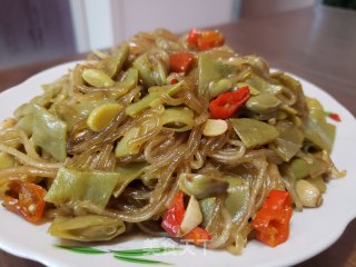 眉豆炖粉条步骤5