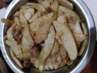 茭白肉片步骤4