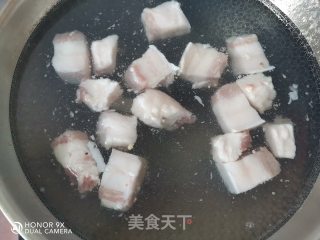 茭白红烧肉步骤3