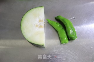 辣椒炒冬瓜步骤1