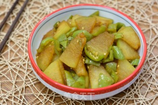 辣椒炒冬瓜步骤9