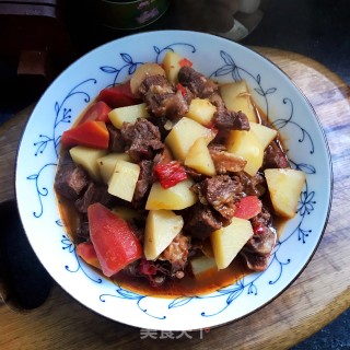辣皮子红酒炖牛肉步骤14