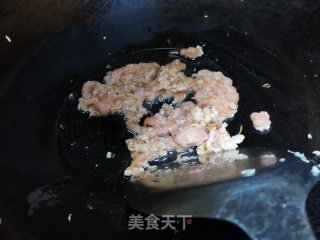 酸包菜肉末步骤4