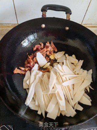 高笋肉片步骤3