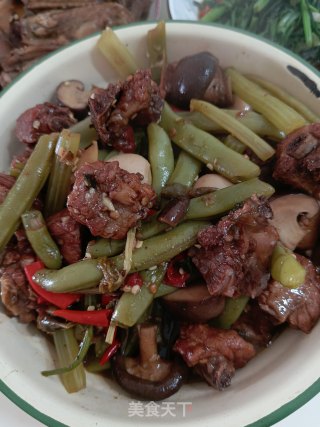 四季豆烧排骨步骤9