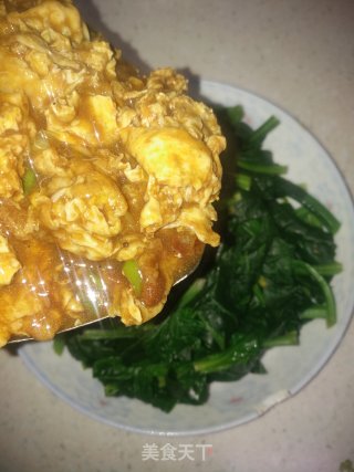 菠菜鸡蛋盖被步骤15