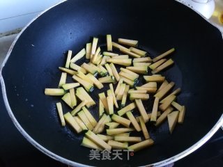 南瓜炒豆腐步骤2