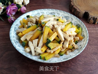 南瓜炒豆腐步骤5