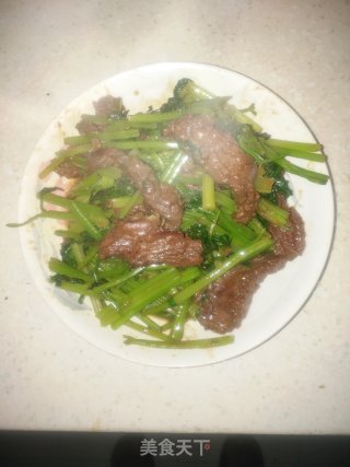 低脂高蛋白：芹菜炒牛肉步骤7
