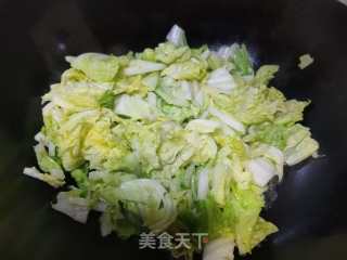 蟹黄烧白菜步骤5