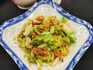 蟹黄烧白菜步骤8