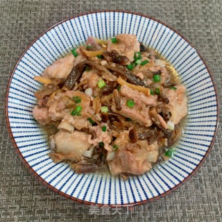 鹿茸菇蒸排骨步骤9