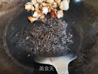 五花肉蒸腌菜步骤4