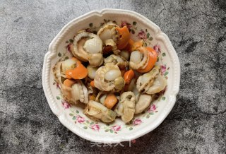 青红椒炒扇贝肉步骤2