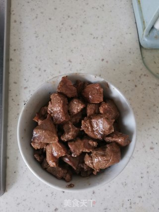 黑胡椒杏鲍菇牛肉粒步骤5