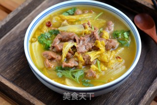 金汤牛肉娃娃菜步骤9
