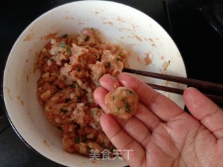 炸莲藕丸子步骤7