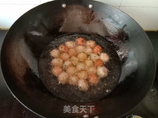 炸莲藕丸子步骤8