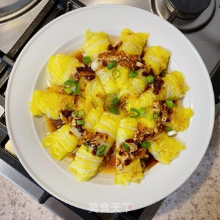 豆酱娃娃菜步骤7