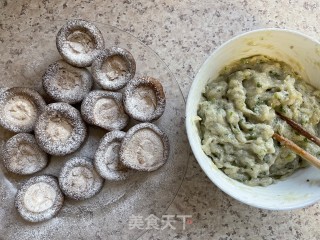 虾滑酿香菇步骤3