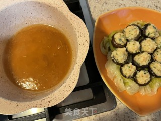 虾滑酿香菇步骤6