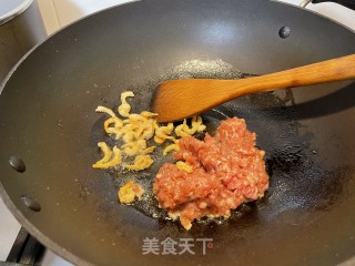 橄榄菜炒粉丝步骤3