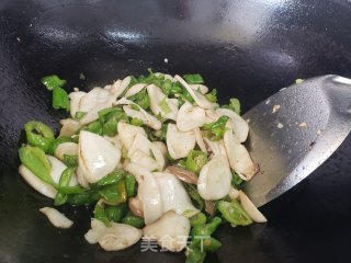 尖椒炒杏鲍菇步骤5