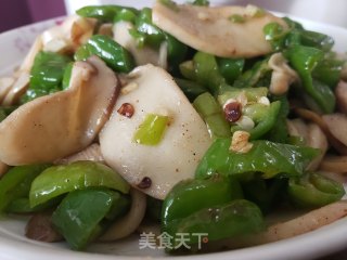 尖椒炒杏鲍菇步骤7