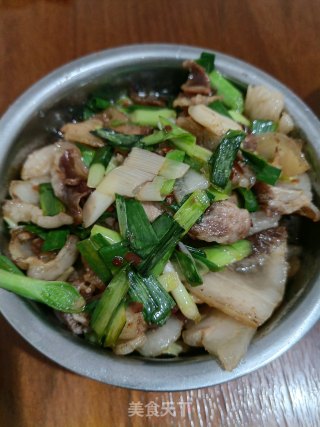 蒜苗五花肉步骤5