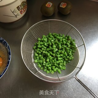 豆角煎鸡蛋步骤2