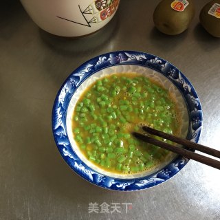 豆角煎鸡蛋步骤4