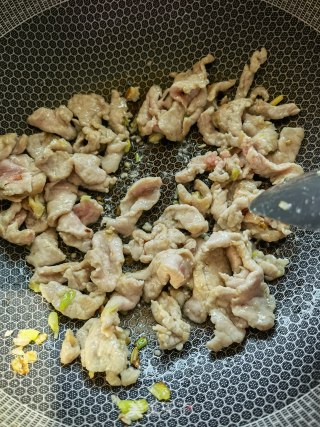 菠萝蜜丝炒肉片步骤5
