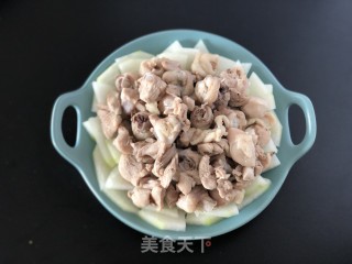 微波炉冬瓜鸡块步骤4