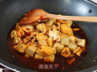 酱香鸡蛋炒豆腐步骤7