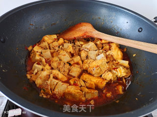 酱香鸡蛋炒豆腐步骤8