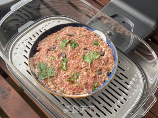 海参蒸肉饼，鲜嫩多汁巨好吃！步骤7