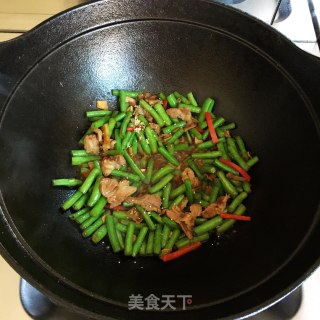 肉片炒豆角步骤9