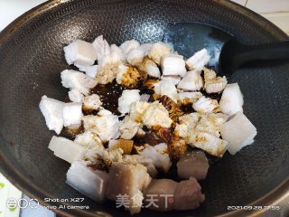 豆腐结烧肉步骤5